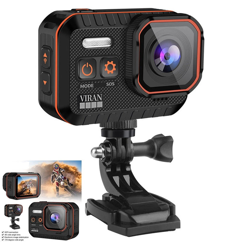 1PCS 4K Action Camera Sport Video Waterproof Wifi 1080P HD Cam 170?? Remote