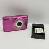 FUJIFILM Finepix JX580 Camera 16MP Compact Camera Digicam - Pink
