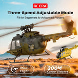 RC ERA C180 1/25 BO-105 3D Flight Optical Flow Positioning RC RTF Helicopter