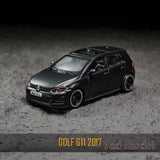 Bburago 1:64 Black 2017 Golf GTI Hatchback Sports Model Diecast Metal Car