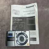 Panasonic Lumix DMC-LS80 8.1MP Digital Camera w/ Instr. Book & 1G SanDisk Card