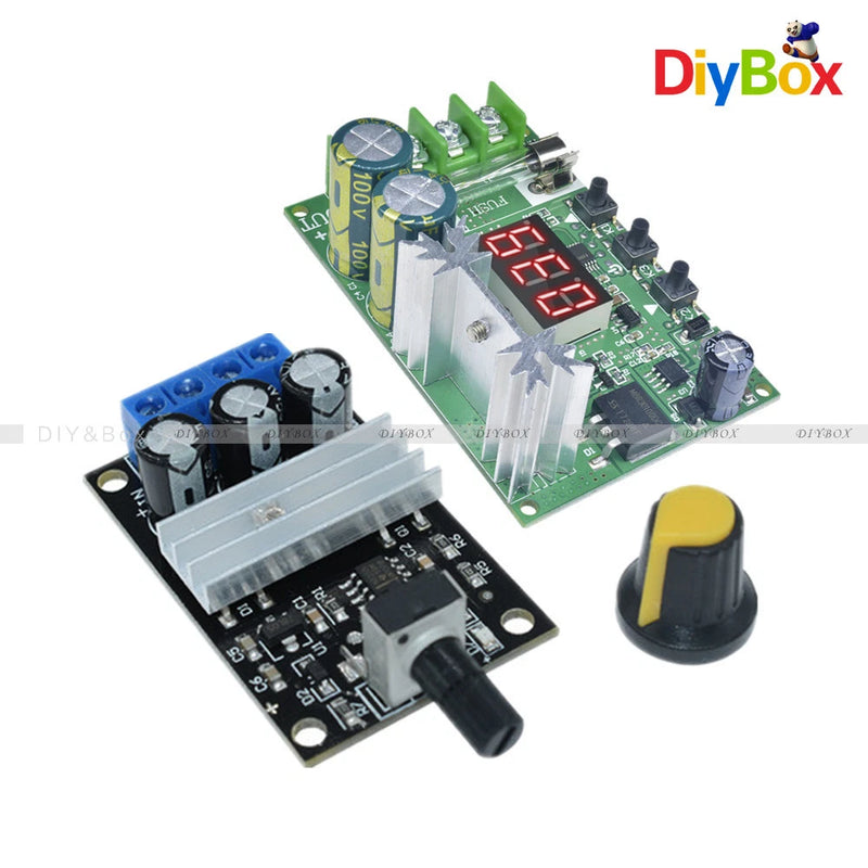 DC12-60V 6V-28V 3A 10A Digital Display 600W PWM Motor Speed Controller Regulator