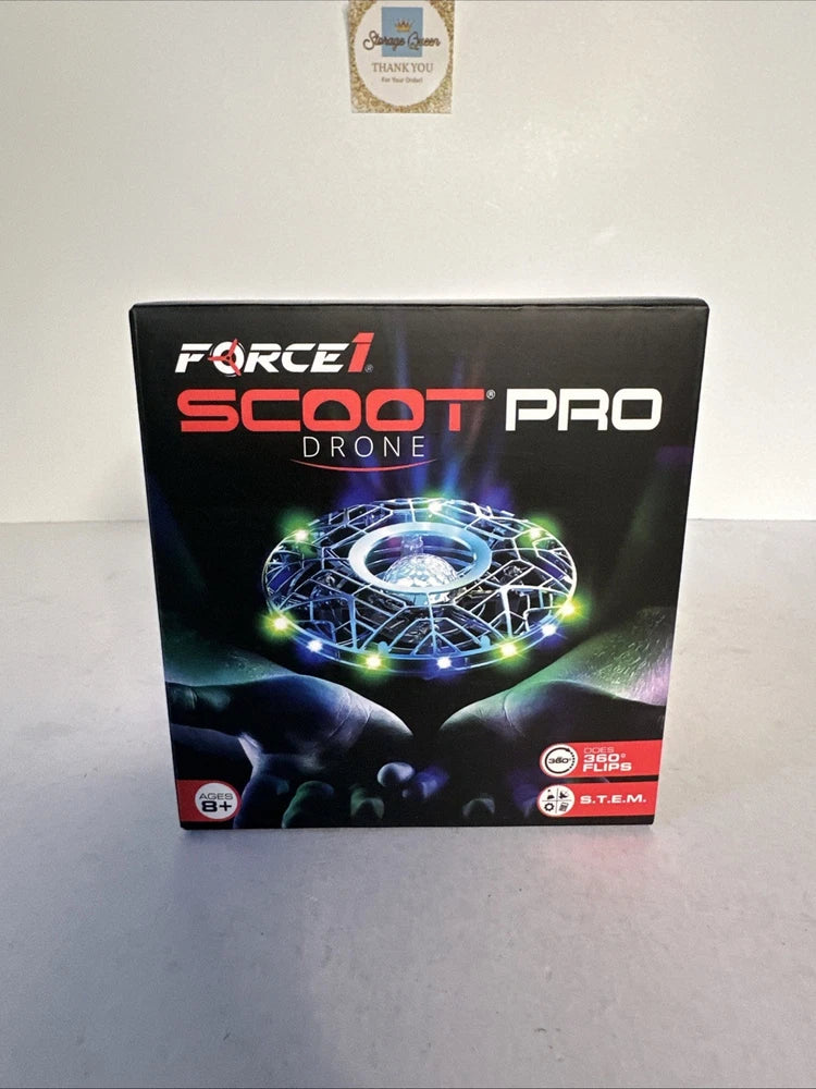 Force1 Scoot Pro drone box with LED ring design