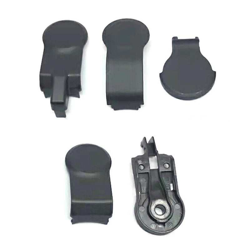 Camera motor arm cover repair spare part set with dark plastic covers and metal hinge