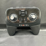 Propel drone remote control, black with dual joysticks and 3CH/4CH buttons