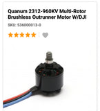Brushless drone motor DJI style CW 2312 - 960KV