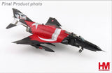 HOBBY MASTER 1/72 F-4E Phantom II model jet, red and black with gray wings