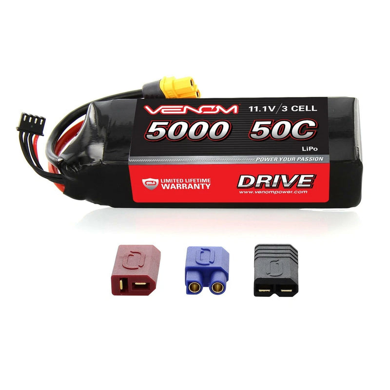 Axial SCX10 Jeep Wrangler 50C 11.1V 5000mAh LiPo Battery by Venom