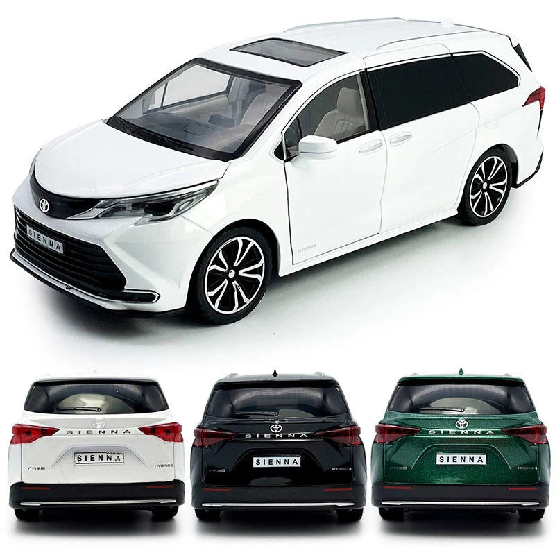 1:24 Scale Sienna Model Car Metal Diecast Toy Vehicle Toys for Boys Kids Gifts