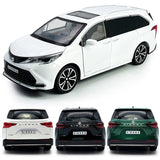 1:24 Scale Sienna Model Car Metal Diecast Toy Vehicle Toys for Boys Kids Gifts