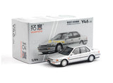 XCARTOY 1:64 Scale Silver Accord CB7 Sedan Sport Classic Diecast Metal Car Model
