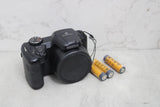 Fujifilm FinePix S8600 Black 16MP Digital Camera 36x Optical Zoom TESTED WORKING