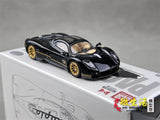 1:64 Utopia Black Diecast Model Car - Licensed Hypercar Collectible