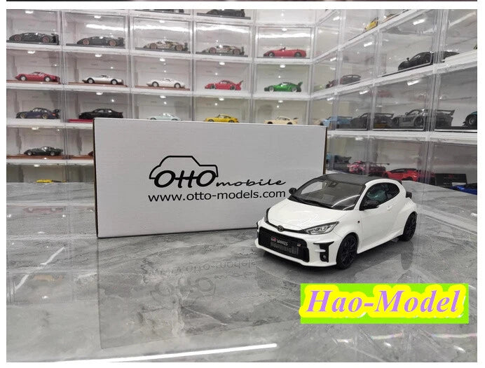 OTTO 1:18 Toyota Yaris GR Limited Resin Diecast Model Car Gifts Collection White