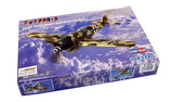 1/72 Fw190A-6 aircraft model kit box with black-and-yellow fighter plane artwork