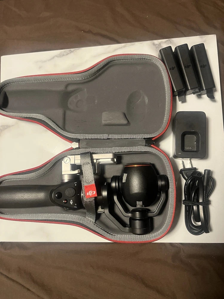 DJI Osmo FC350Z Wearable Action Cam w/3 Batteries, Charger and Case Tested