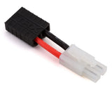 Racers Edge adapter for female-to-male RC connectors, black/red to white plug