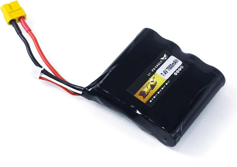 1PC 7.4V 7000mAh Battery XT60 for Henglong 1/16 RC Tank IDF Merkava MK IV 3958