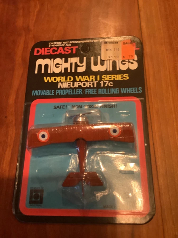 Vintage Mighty Wings WW1 Nieuport I7c DieCast Airplane