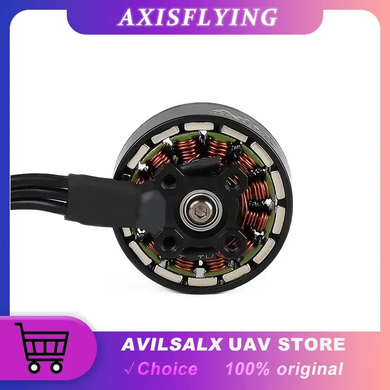 Axisflying C206 2006 1960KV FPV Motor | 6S Compatible, 1.5mm Shaft Size | For DI