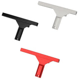 Metal alloy RC gearbox and chassis side connector mounts, T-shaped brackets (red/black/gray)