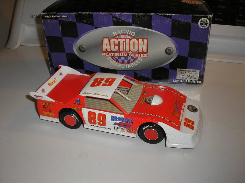 CUSTOM Action Steve Barnett #89 Bradley Chevy 1:24 Outlaw Late Model Dirt Car