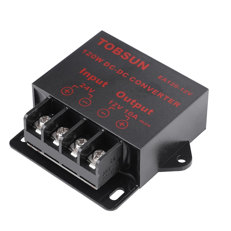 Voltage Converter DC 24V Step Down to DC 12V 10A 120W Voltage Regulator Reducer