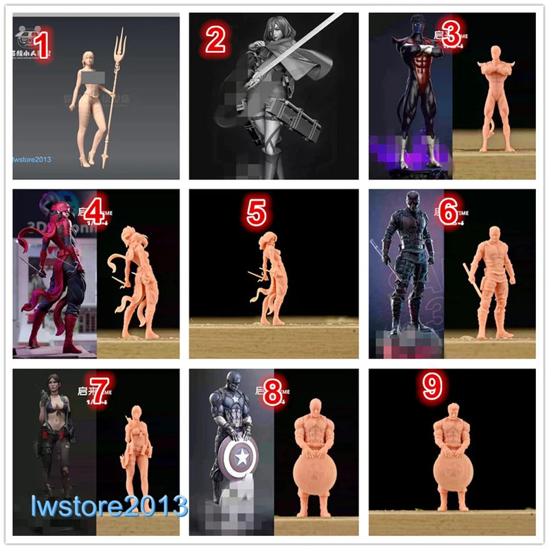 1/64 1/87 1/43 1/18 1/24 1/35 Girl Man Miniatures Scene Figures Model Toy QL0110