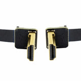 50cm FPV Dual Down Angled 90 Degree HDTV Type A Male to Male HDTV FPC Flat Cable