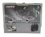 C129 V2 RC drone helicopter-style toy with remote control in retail box