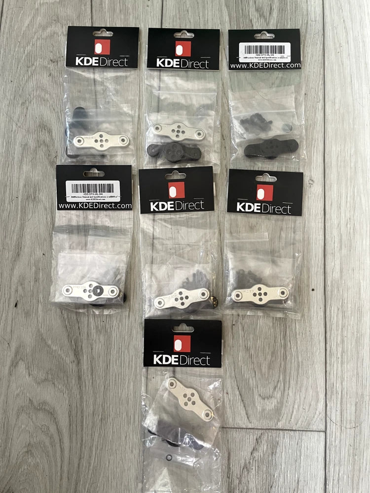 Set of 7 drone prop hub mounts in clear retail packaging