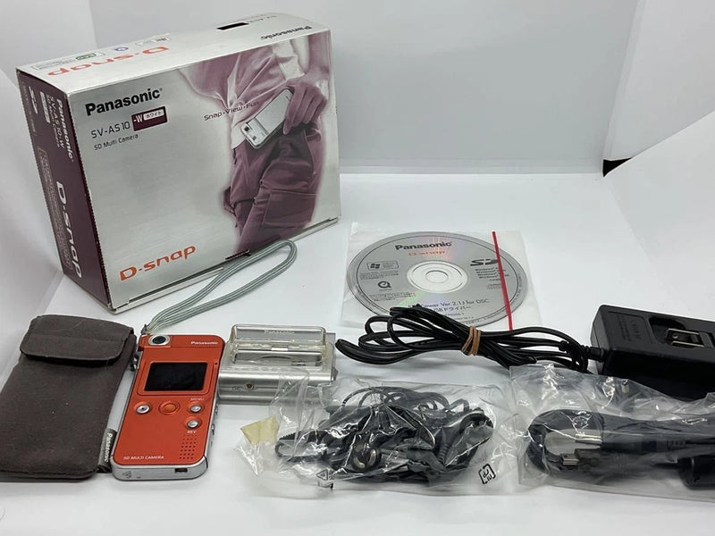 Panasonic D-snap SV-AS10 SD Multi Camera Compact Model From Japan