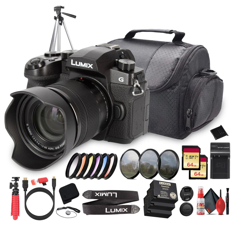 Panasonic Lumix G97 Camera 12-60mm + Monitor + Rode VideoMicro + 2x64GB Bundle