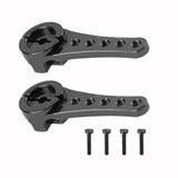 2Pcs Aluminum 25T Servo Horn Long Steering Servo Arm 46mm Length for DIY RC Car/