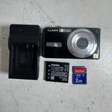 Panasonic Lumix DMC-FX7 Black 2.5" LCD 5.0MP Built-in Flash Digital Camera