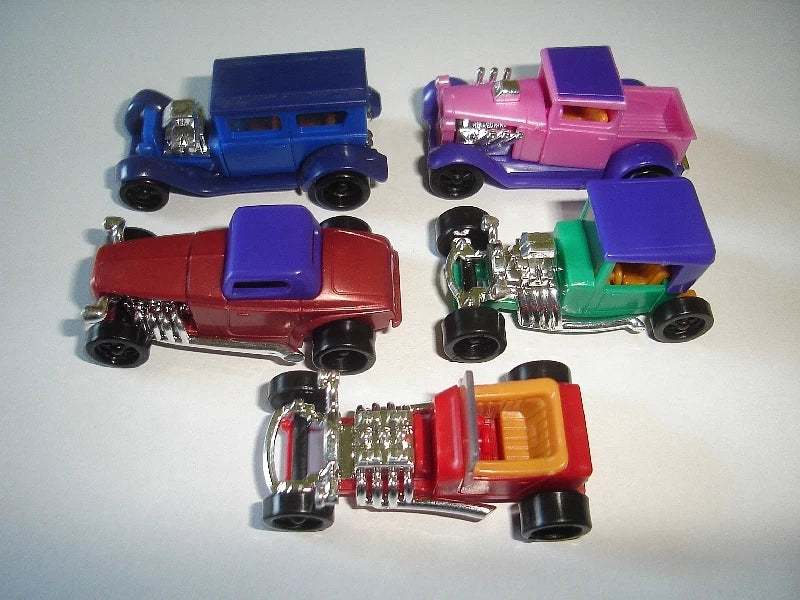 HOT ROD TUNING WHEELS DRAGSTERS MODEL CARS SET 1:87H0 KINDER SURPRISE MINIATURES