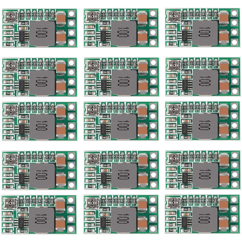 15Pcs 5V Regulator Module Mini DC-DC 4.2-24V to 5V 3A Step Down Power Supply ...