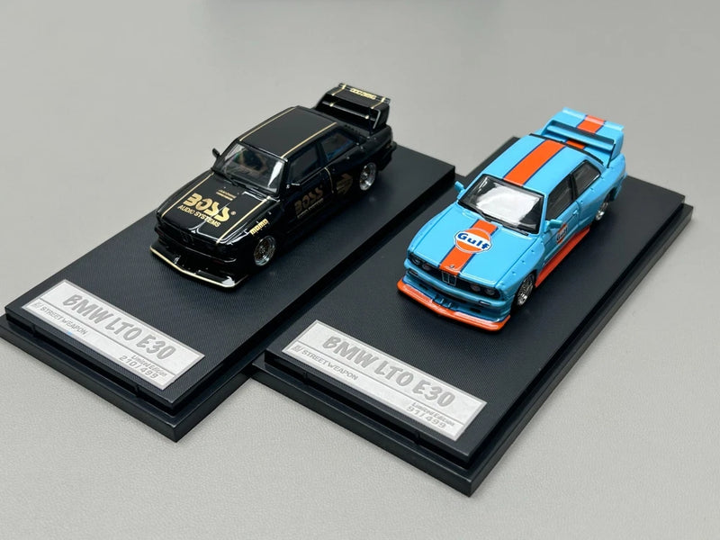SW 1:64 M3 E30 LTO Coupe Racing Sports Model Diecast Car--Two color choices