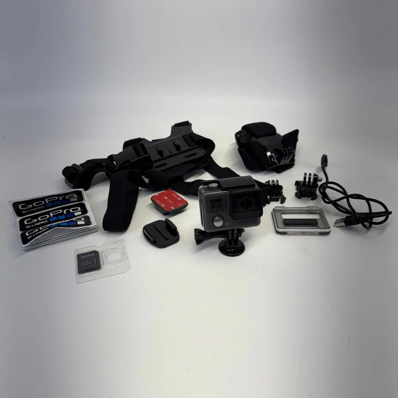 GoPro HWBL1 Hero Action Camera Bundle Chest & Head Straps MicroSD Adapter