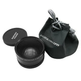 52mm 0.45x Wide Angle Macro Lens For Canon Nikon DV SLR Camera 0.45x52