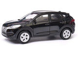 Hyundai Tucson Korean Family Car Model Toy Black Diecast 1:34-1:39 Scale Welly