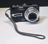 Panasonic Lumix DMC-TZ3, 7.2 Megapixels, 10x Zoom Black With Battery Parts READ