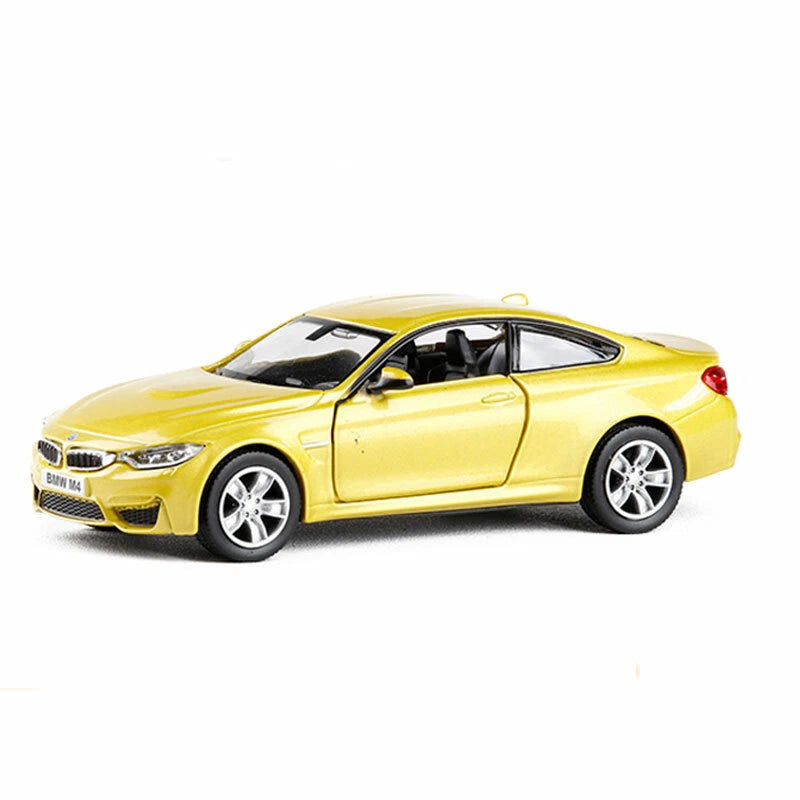 1:36 M4 Model Car Metal Diecast Alloy Toy Cars Toys for Boys Kids Gifts Gold