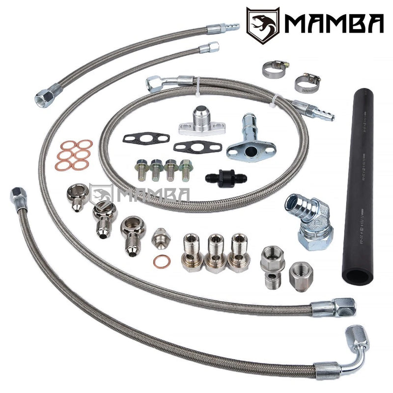 Turbo Oil & Water Line Kit Ford Falcon BA BF XR6 FPV F6 Garrett GT3576R GT3582R