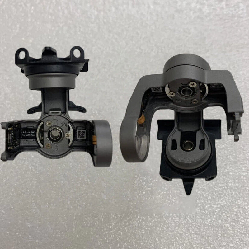 Black drone gimbal motor upper and lower bracket arm set with mount screws
