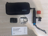 GoPro Hero9 Black Action Camera W/Water Proof Case & Selfie Stick NEVER USED