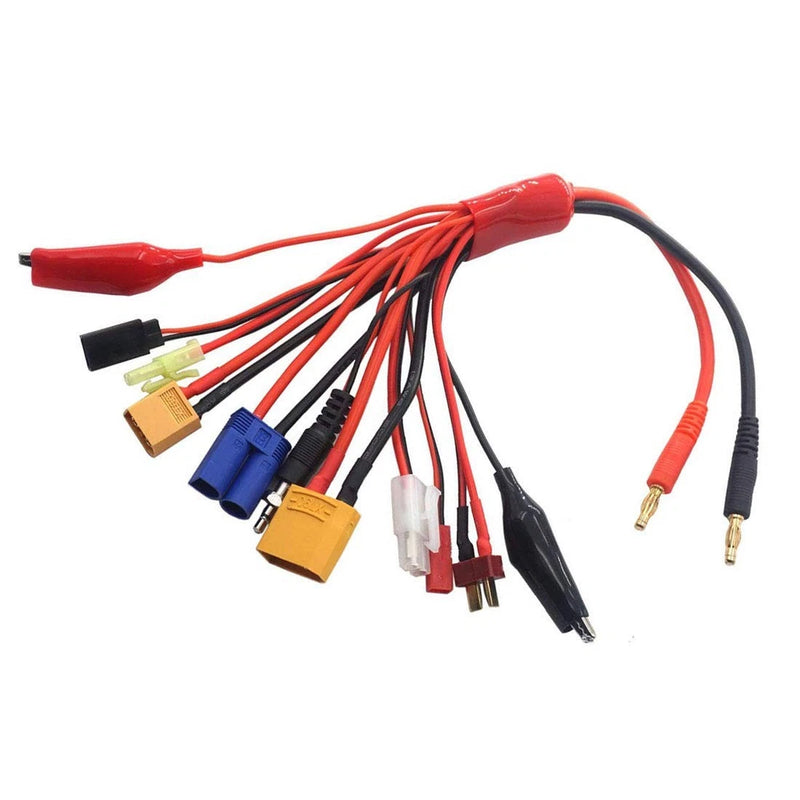 10 in 1 4mm Banana Plug RC Lipo Battery Multi Charger Adapter Lead Battery