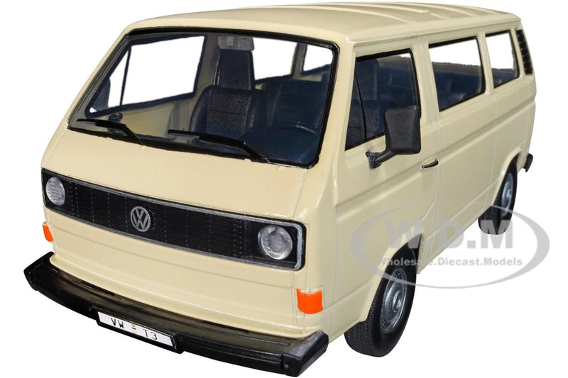 VOLKSWAGEN TYPE 2 (T3) VAN BEIGE 1/24 DIECAST MODEL BY MOTORMAX 79376