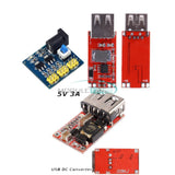 USB Charger 6-24V to 5V 3A DC-DC 5.5X2.1MM Buck Step Down Power Supply Converter