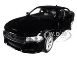2016 DODGE CHARGER R/T BLACK 1/24-1/27 DIECAST MODEL CAR BY WELLY 24079